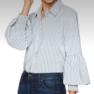 Ella Moon Women's Rana Long Sleeve Tunic Shirt with Smocked Cuff